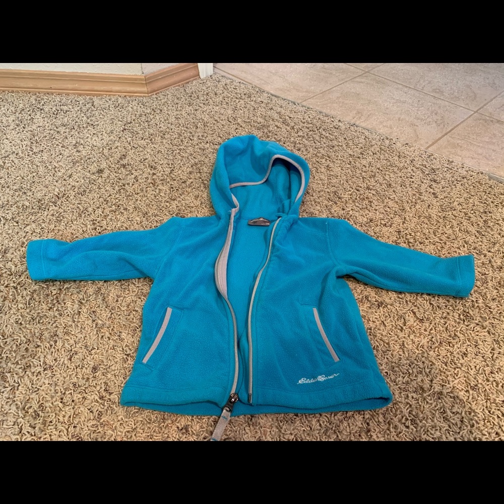 Boys/girls Eddie Bauer hooded fleece 12 months